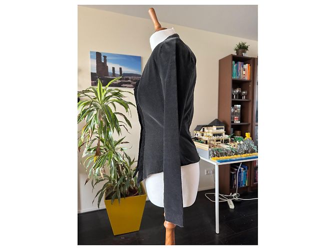 Blazer Chantal Thomass de algodón negro - vista 6