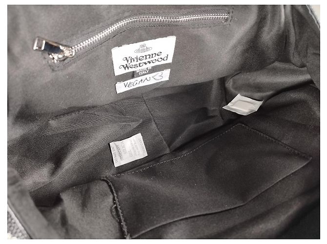 Borsa Tote Vivienne Westwood Nera Nero - vista 10