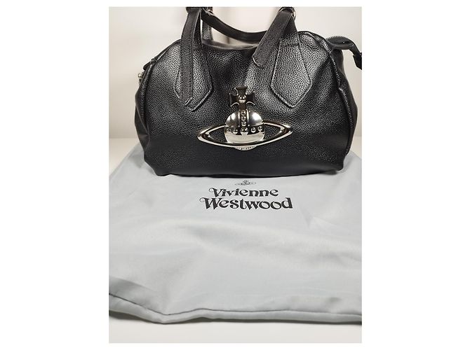 Borsa Tote Vivienne Westwood Nera Nero - vista 11