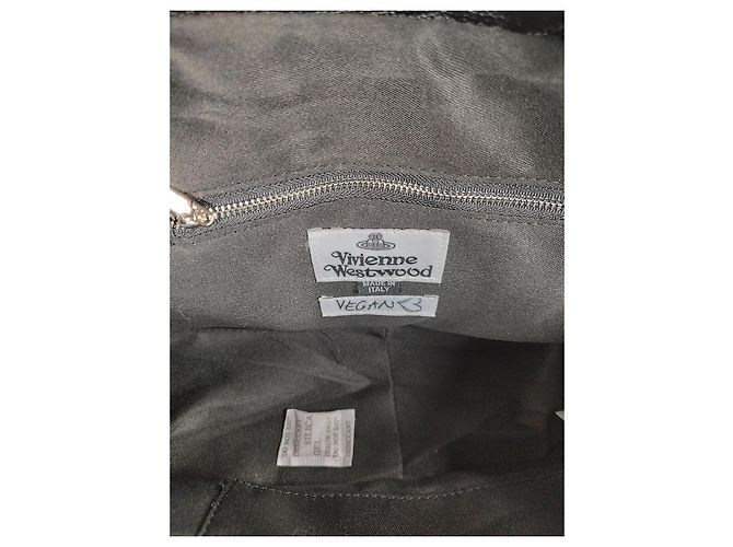 Borsa Tote Vivienne Westwood Nera Nero - vista 9