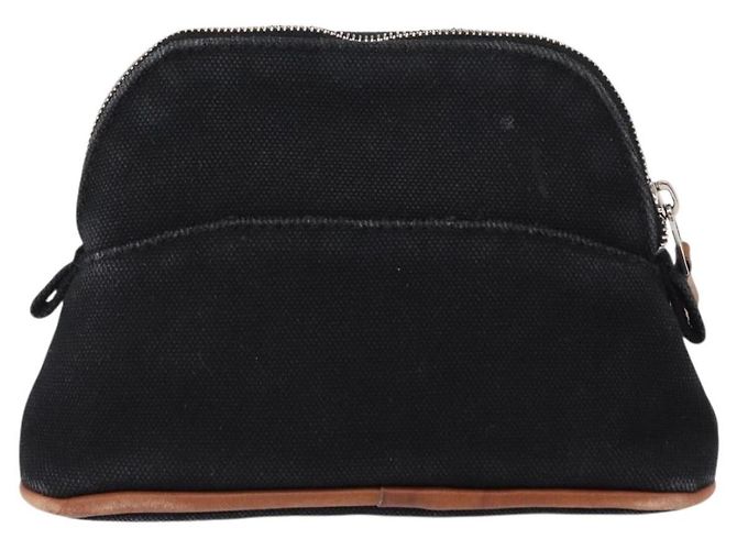 Pochette da Viaggio Bolide in Tela Mini Hermès Nero - vista 2