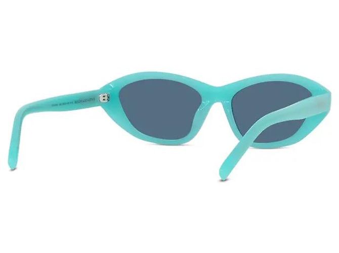 Occhiali da sole Givenchy GV Day Cat Eye da 55 mm in azzurro/blu lucido - vista 2