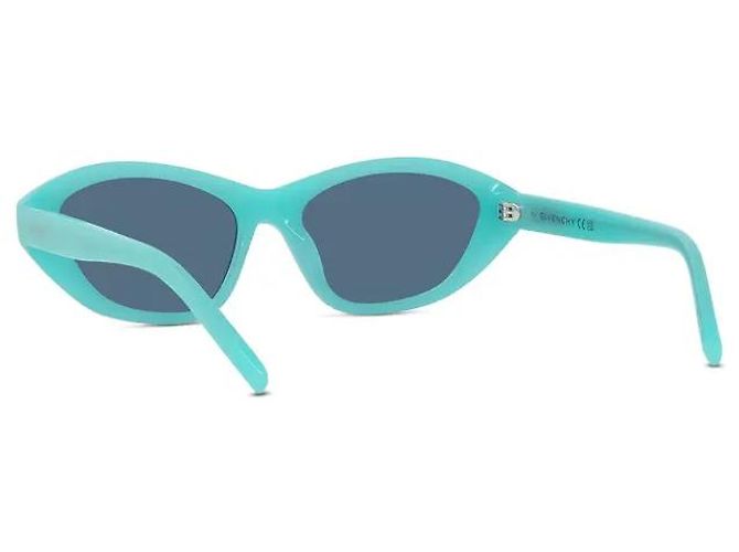 Occhiali da sole Givenchy GV Day Cat Eye da 55 mm in azzurro/blu lucido - vista 4