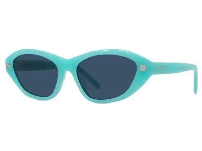 Occhiali da sole Givenchy GV Day Cat Eye da 55 mm in azzurro/blu lucido - vista 9