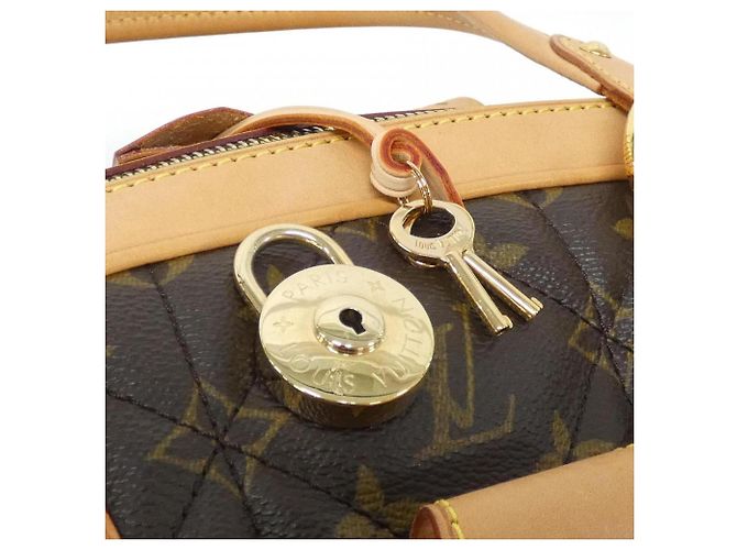 Borsa a mano Bowling Monogram Louis Vuitton Marrone - vista 4