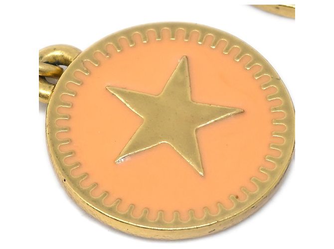 Chanel CC Star Dangle Metall mit Emaille Pink - Ansicht 2