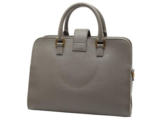 Borsa a mano/ Borsa a spalla Baby Cabas Saint Laurent Marrone - vista 2