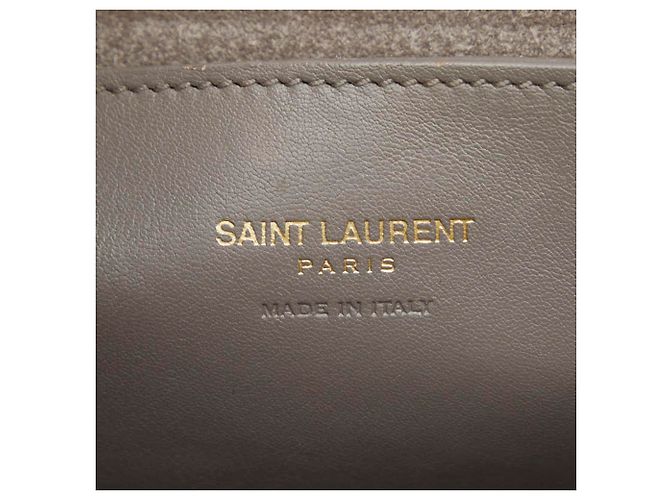 Borsa a mano/ Borsa a spalla Baby Cabas Saint Laurent Marrone - vista 9