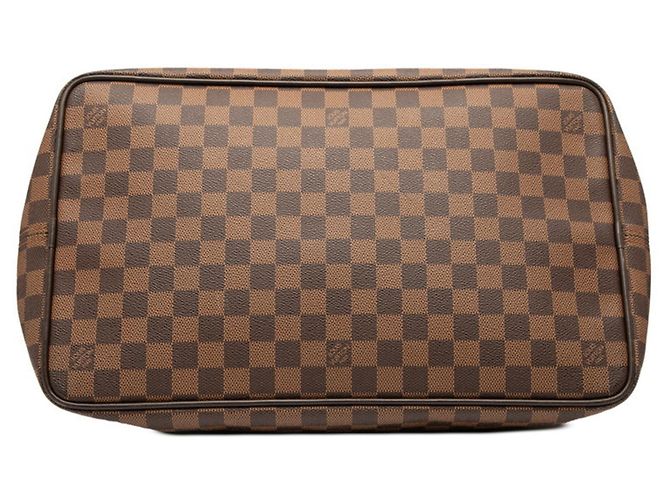 Borsa Louis Vuitton Damier Greenwich PM Marrone - vista 3