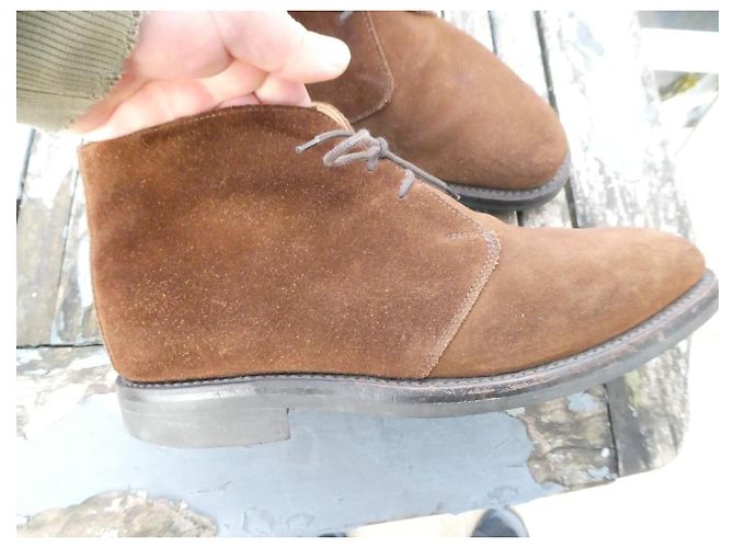 Hackett London Stivali Chukka Hackett 9/5EE USA 43 EUROPA Marrone - vista 3
