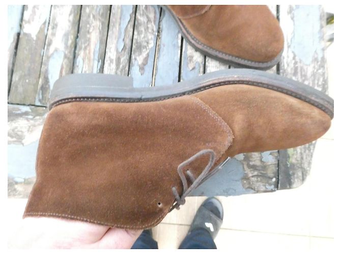 Hackett London Stivali Chukka Hackett 9/5EE USA 43 EUROPA Marrone - vista 4