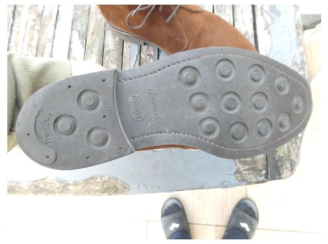 Hackett London Stivali Chukka Hackett 9/5EE USA 43 EUROPA Marrone - vista 5