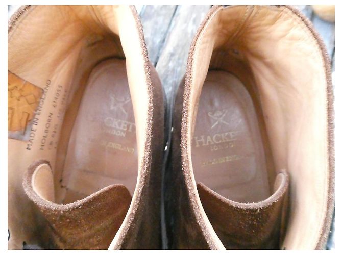 Hackett London Stivali Chukka Hackett 9/5EE USA 43 EUROPA Marrone - vista 8
