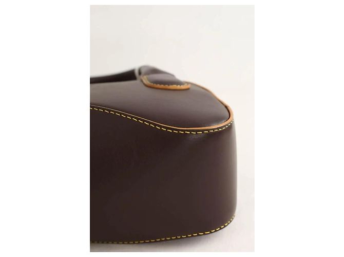 Casablanca Mini sac en cuir marron - vue 5