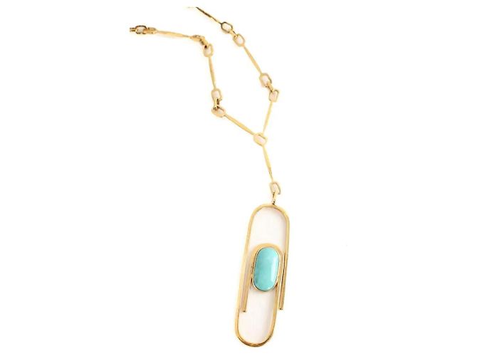 Aurelie Bidermann Collar dorado - vista 2
