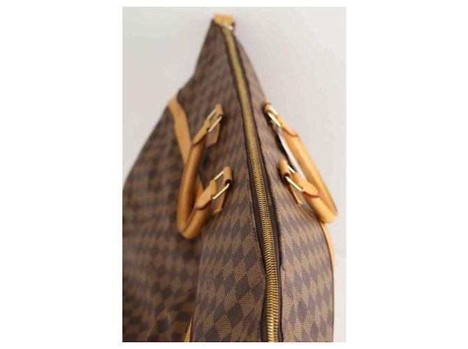 Louis Vuitton Borsa da viaggio Cruiser in pelle marrone - vista 4