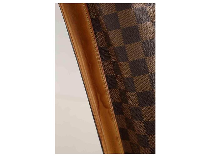 Louis Vuitton Borsa da viaggio Cruiser in pelle marrone - vista 7