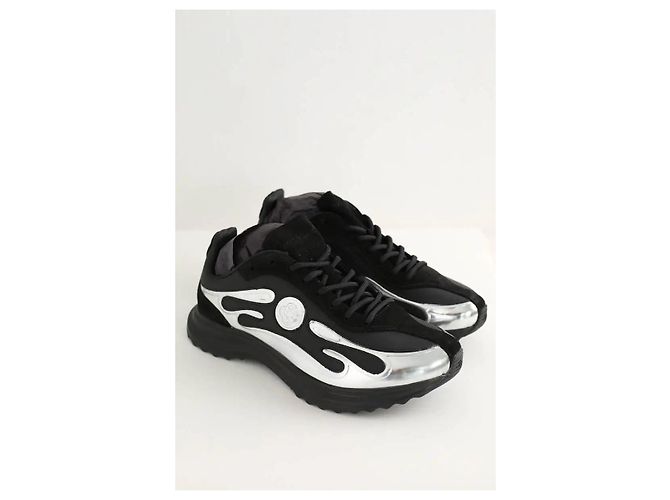 Casablanca Sneaker in pelle nera Nero - vista 3