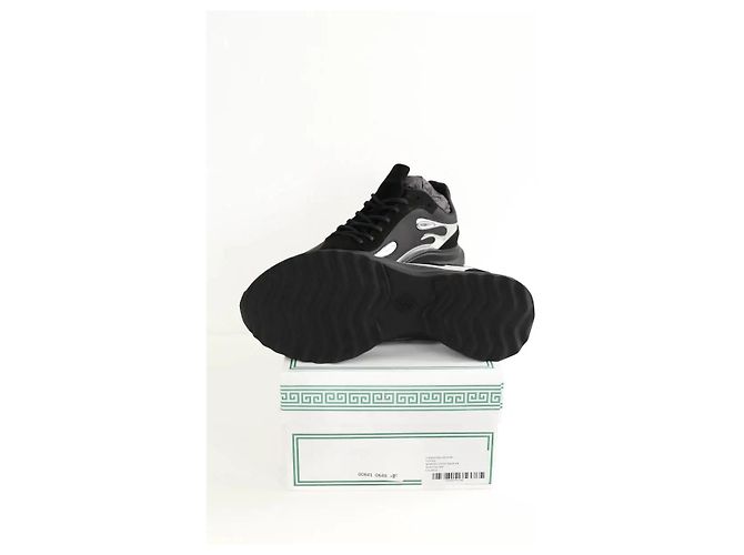 Casablanca Sneaker in pelle nera Nero - vista 6