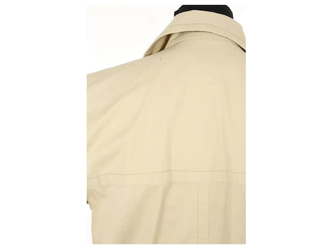 Saint Laurent Vestido de algodón beige - vista 7