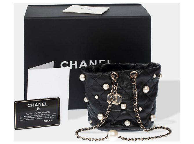 Borsa CHANEL in Pelle Nera - 103107 Nero - vista 2
