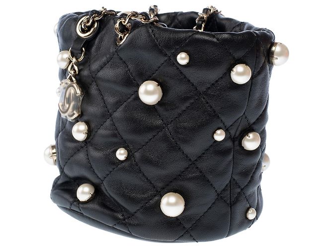 Borsa CHANEL in Pelle Nera - 103107 Nero - vista 5