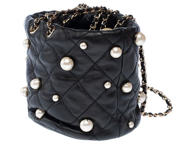 Borsa CHANEL in Pelle Nera - 103107 Nero - vista 6