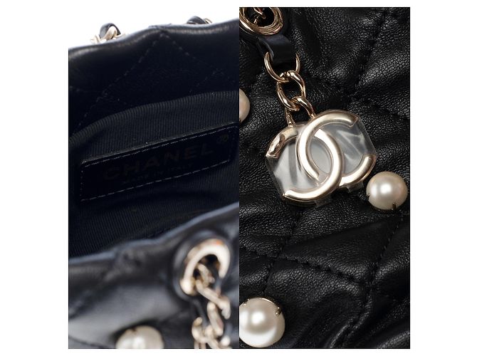 Borsa CHANEL in Pelle Nera - 103107 Nero - vista 7