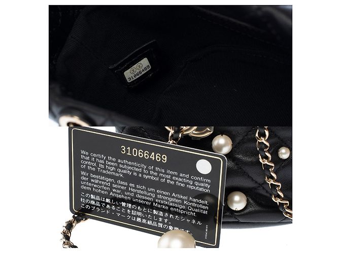 Borsa CHANEL in Pelle Nera - 103107 Nero - vista 8