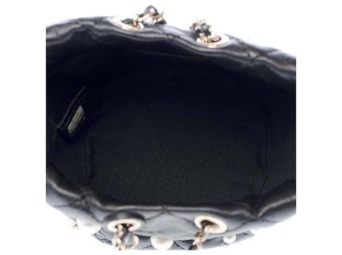 Borsa CHANEL in Pelle Nera - 103107 Nero - vista 9