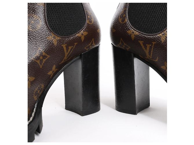 Botines Chelsea Monogram Star Trail Louis Vuitton, Talla 40 EU Castaño - vista 8