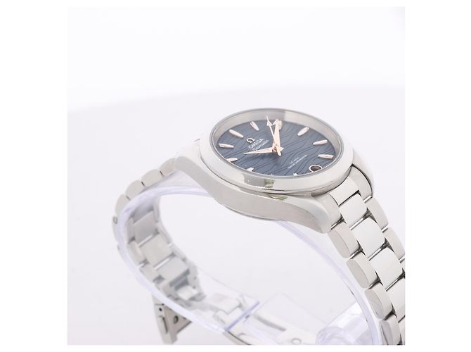 Reloj Omega Seamaster Aqua Terra Cronómetro 220.10.34.20.03 SS con esfera azul marino - vista 4