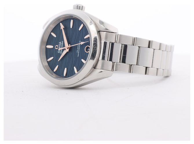 Reloj Omega Seamaster Aqua Terra Cronómetro 220.10.34.20.03 SS con esfera azul marino - vista 5