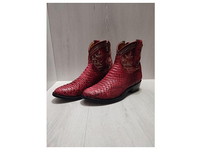 Botas Mexicana de piel exótica negra Negro - vista 3