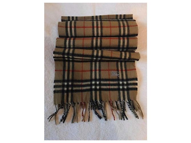 Sciarpa Burberry in lana beige - vista 3