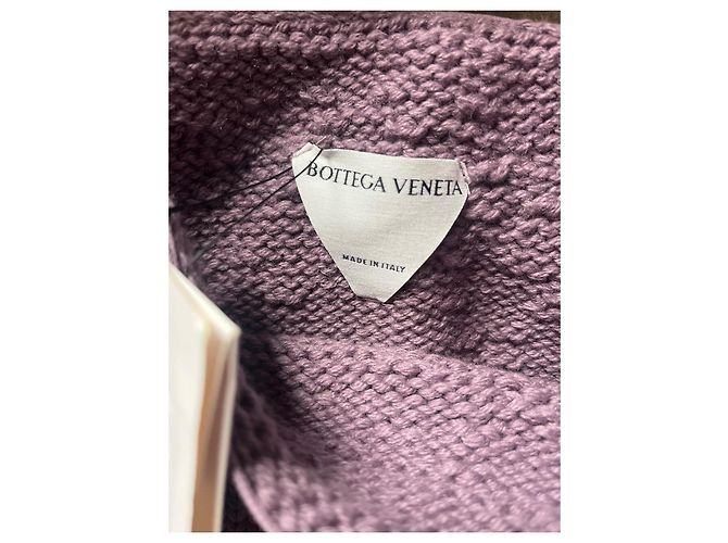 Falda Bottega Veneta de lana y cachemira lavanda - vista 11