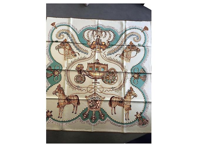 Hermès Seidentuch Paperoles 90x90cm Mehrfarben - Ansicht 2