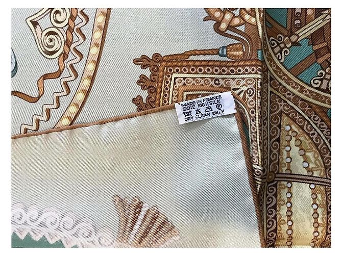 Hermès Seidentuch Paperoles 90x90cm Mehrfarben - Ansicht 7