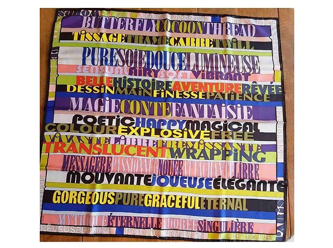 Hermès Seidentuch 90x90 cm Mehrfarben - Ansicht 2