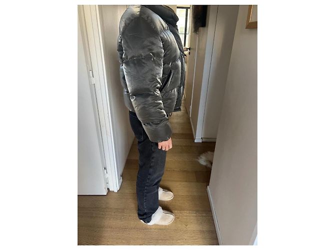Moncler x Grenoble Daunenjacke Silber Polyester - Ansicht 4