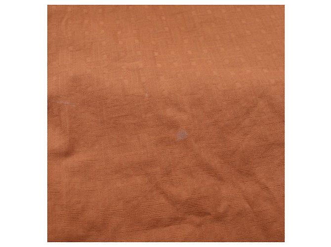Hermès Vestido corto Bohemian Hermes Vestido de algodón 40 Castaño - vista 5