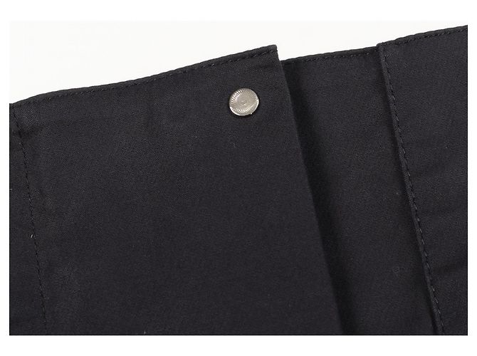 Hermès Gonna in cotone Hermes Blu Blu navy - vista 10
