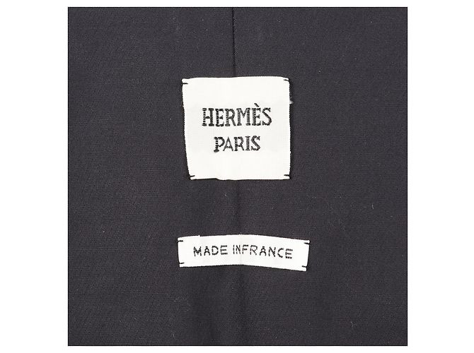 Hermès Gonna in cotone Hermes Blu Blu navy - vista 3