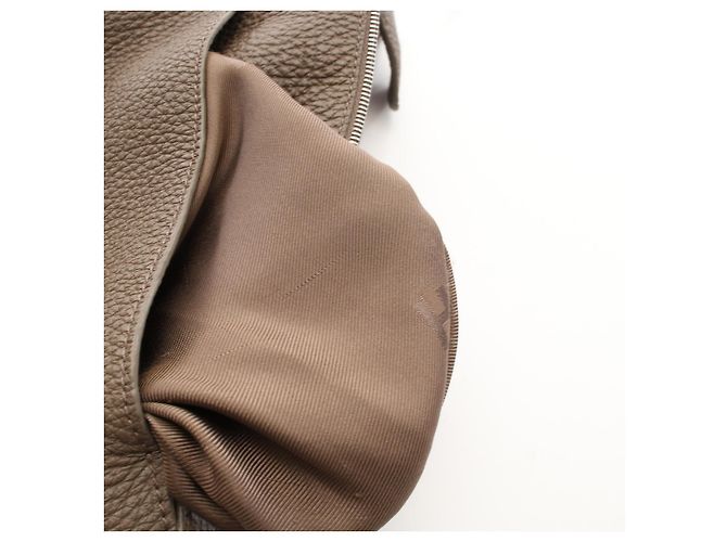 Pantalones de piel de ciervo Hermès Castaño - vista 5