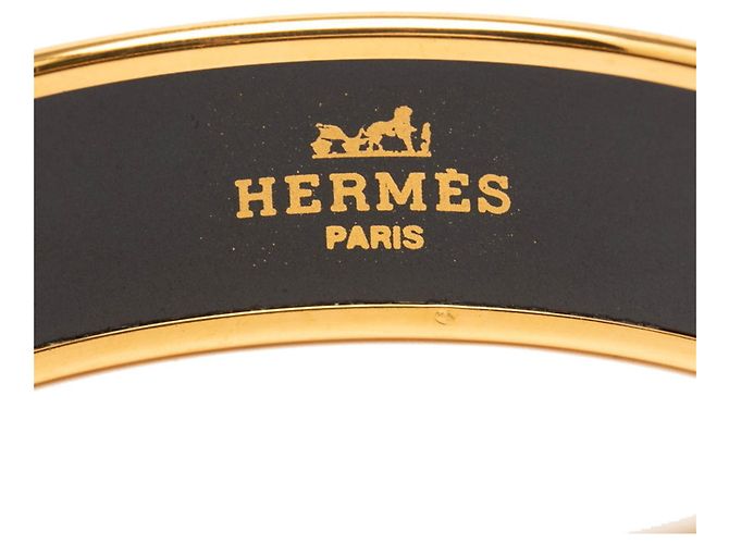 Pulsera de encanto de esmalte cloisonné GM de Hermès Roja Multicolor Dorado - vista 4