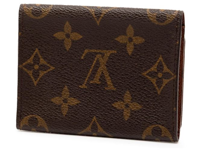 Monogramm Umschlag Kartenetui Louis Vuitton Braun - Ansicht 2