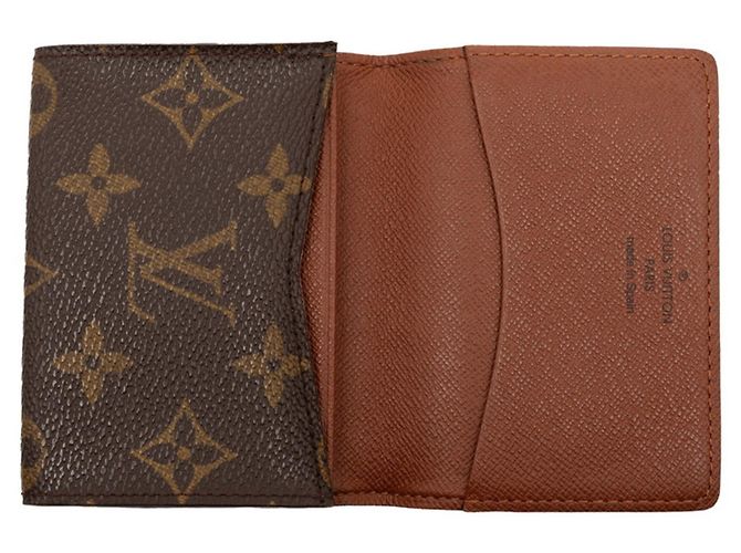 Monogramm Umschlag Kartenetui Louis Vuitton Braun - Ansicht 4