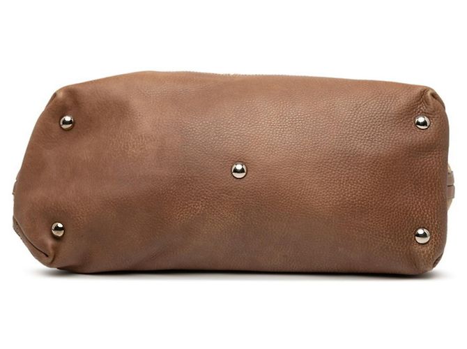 Borsa tote Gucci Paglia GG Sunset Marrone Multicolore - vista 3
