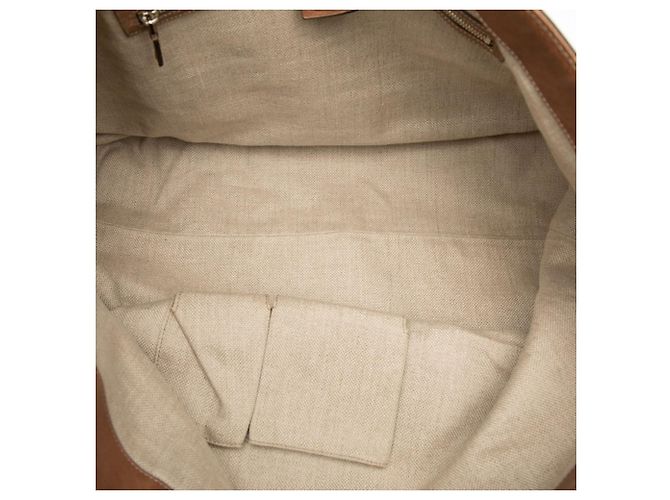 Borsa tote Gucci Paglia GG Sunset Marrone Multicolore - vista 4