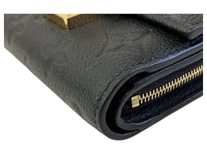 Portafoglio Metis Compact Bi-fold in Monogram Empreinte Louis Vuitton Nero - vista 9